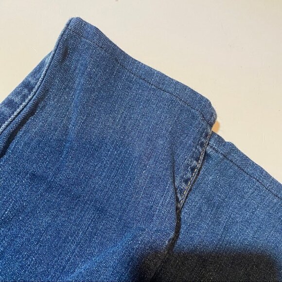 7 For All Mankind Gwenevere Straight Leg Jeans - Women’s Size 28, Blue Stretch - Picture 4 of 6